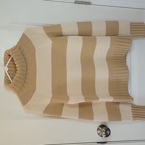 Vintage Y2K Gap Chunky Striped Turtleneck